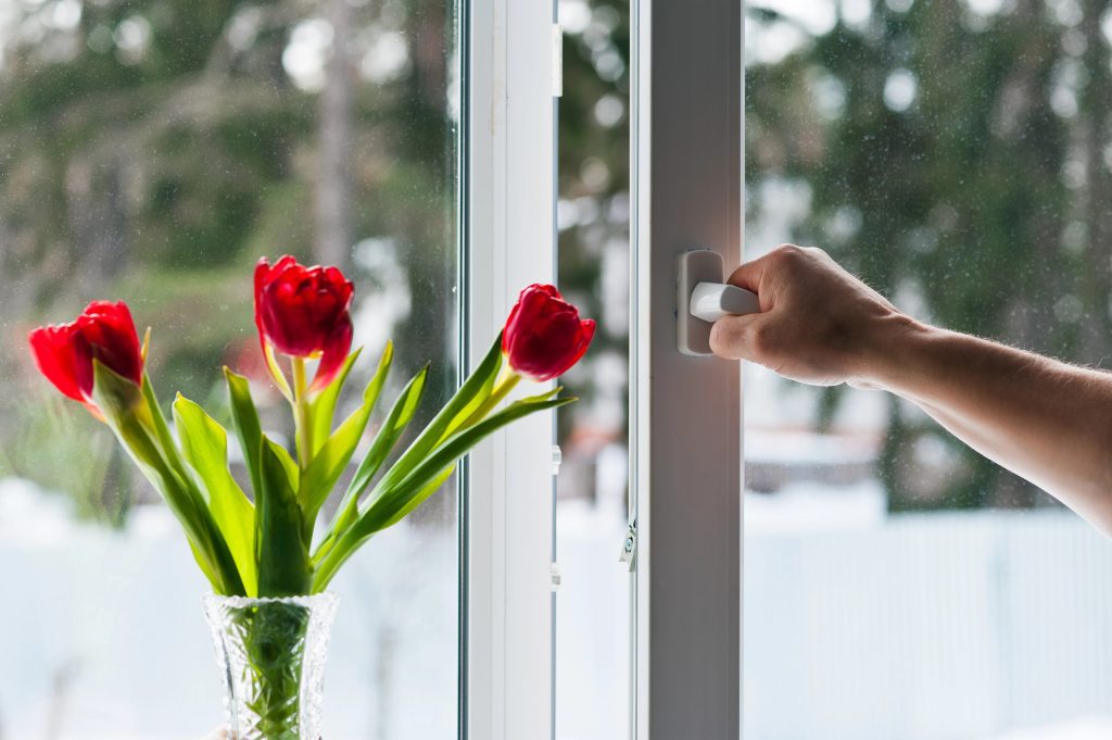 open the window