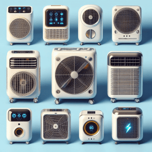 graphic of portable air conditioners