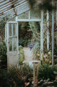 greenhouse door